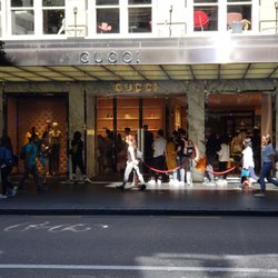 Gucci - Look at that killer line, er I mean queue.