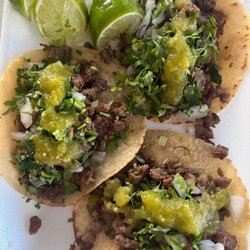 Taqueria La Guadalupe - #1 order Tacos asada and Fresca
