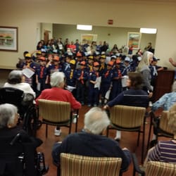 Clearwater at South Bay - Celebrating the holidays with West Torrance Cub Scots. My grandson Matthew is in the group.