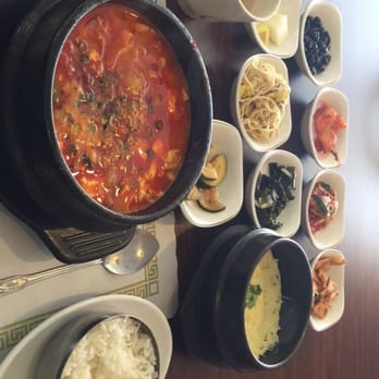 Seoul Garden - #12 seafood tofu soup. All for $8.95 - Korean Near Me - Parma, Ohio Seoul Garden - #12 seafood tofu soup. All for $8.95 - Korean Near Me - Parma, Ohio