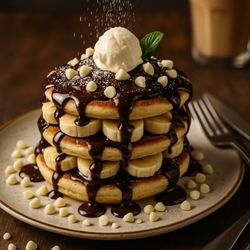 Honey Berry Pancakes and Café - AI image used from their website