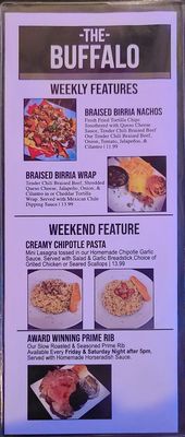 Menu photo 3 The Buffalo Tavern Burlington, IA Menu photo 3 The Buffalo Tavern Burlington, IA