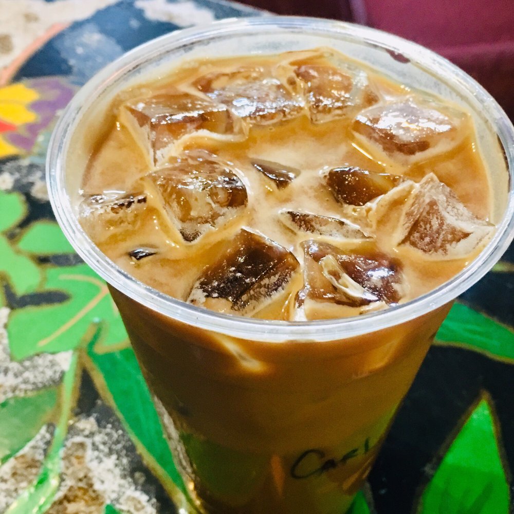 Back to the Grind - Carmel Iced Latte - Coffee & Tea Near Me - Riverside, California Back to the Grind - Carmel Iced Latte - Coffee & Tea Near Me - Riverside, California