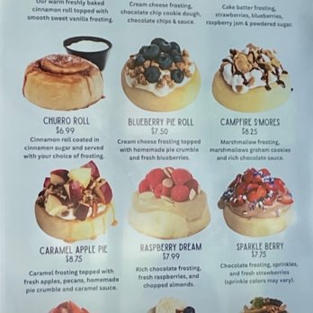 Cinnaholic - Cinnamon rolls that are offered - Bakeries Near Me - Wesley Chapel, Florida