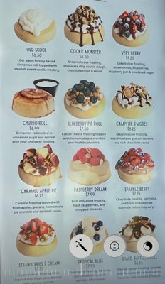 Menu photo 2 Cinnaholic Wesley Chapel, FL