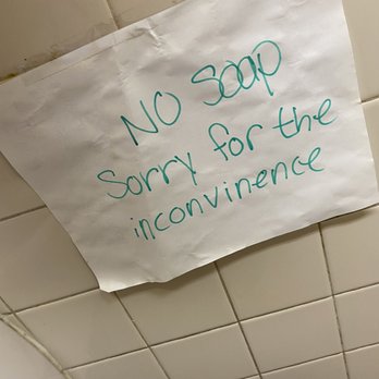 Cold Stone Creamery - No soap in the bathroom??? Are the employees even washing their hands - Ice Cream & Frozen Yogurt Near Me - Tucson, Arizona Cold Stone Creamery - No soap in the bathroom??? Are the employees even washing their hands - Ice Cream & Frozen Yogurt Near Me - Tucson, Arizona