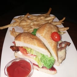 Aroma - Turkey club and fries - yummy