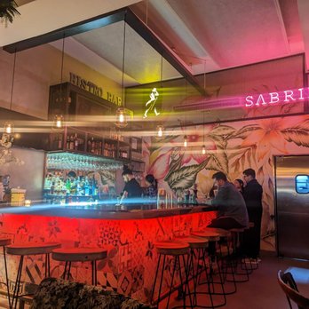 Sabrina - Cute bar area at Sabrina, where they mix up some delicious cocktails - Breakfast & Brunch Near Me - San Juan, Puerto Rico