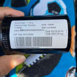 Medicine Man Dispensary -  Thornton - Blue dream- 15% total thc so it claims