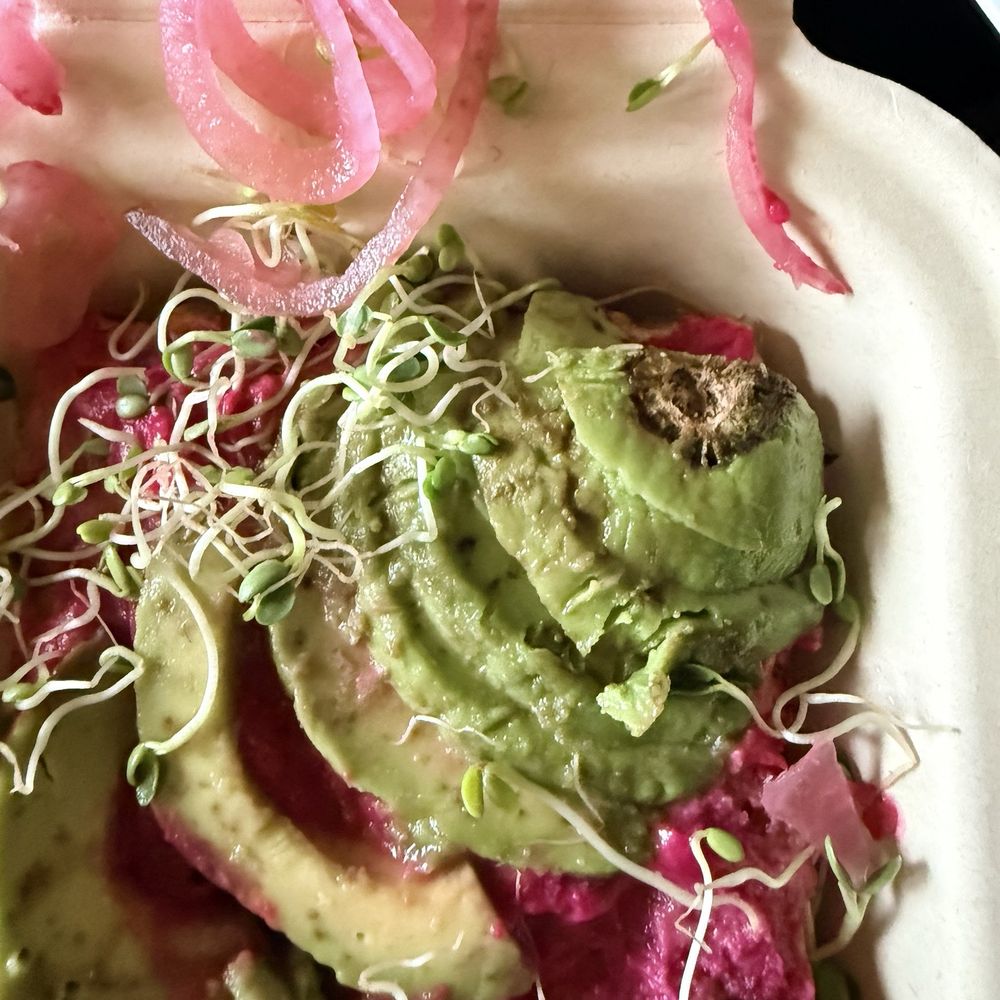 Avocado and Beet Toast Avocado and Beet Toast