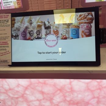 The Sweet Spot - the ordering screen - Desserts Near Me - Virginia Beach, Virginia