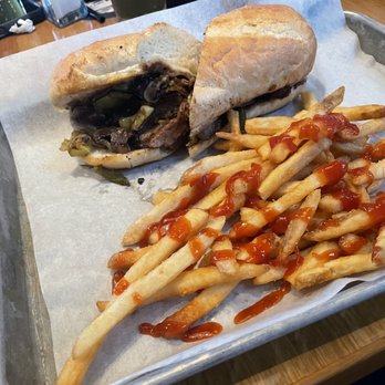 BJ's Restaurant & Brewhouse - Philly cheesesteak. - New American Near Me - Polaris, Ohio