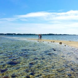Holnis Spitze - Jede Menge Schotter auf der Sandbank hier...