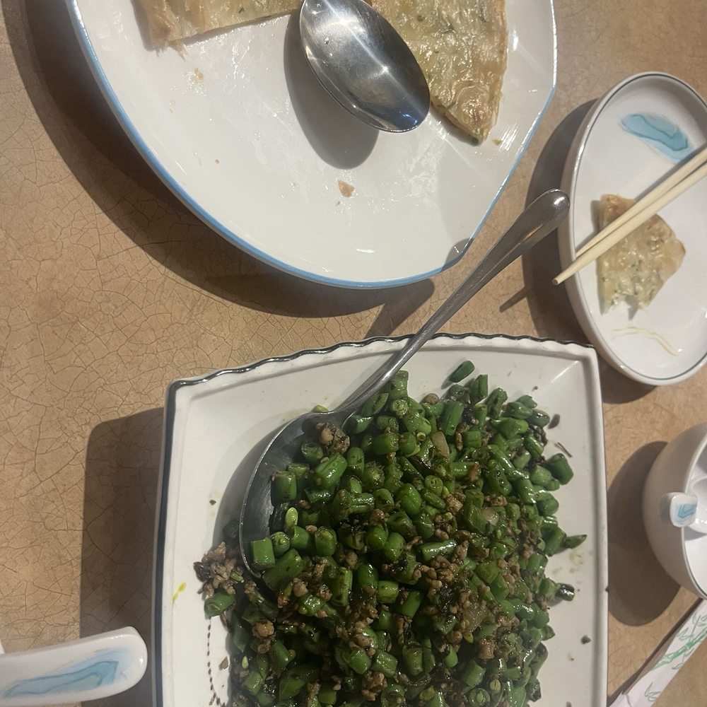 Onion Pancake Green bean & pickled olive fry minced Onion Pancake Green bean & pickled olive fry minced