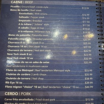 Metropol - Menu - Puerto Rican Near Me - San Juan, Puerto Rico Metropol - Menu - Puerto Rican Near Me - San Juan, Puerto Rico