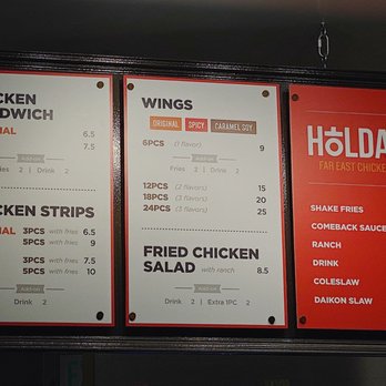 Holdaak Fried Chicken - Menu -- March 2021 - Chicken Shop Near Me - Fullerton, California Holdaak Fried Chicken - Menu -- March 2021 - Chicken Shop Near Me - Fullerton, California