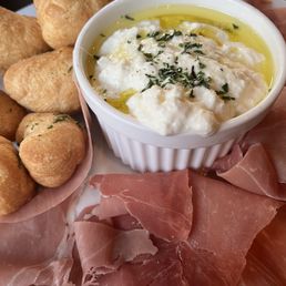 Straccitella and Prosciutto