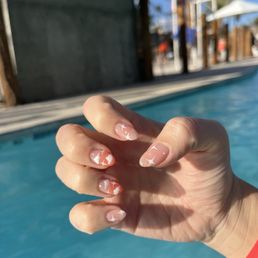 $80 - design gel with 1 acrylic $80 - design gel with 1 acrylic
