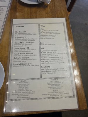 Menu photo 2 Bucket & Rope Dallas, TX
