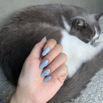 Christina Nails - T04 Nail Polish with my cat - Nail Salons Near Me - Newark, California