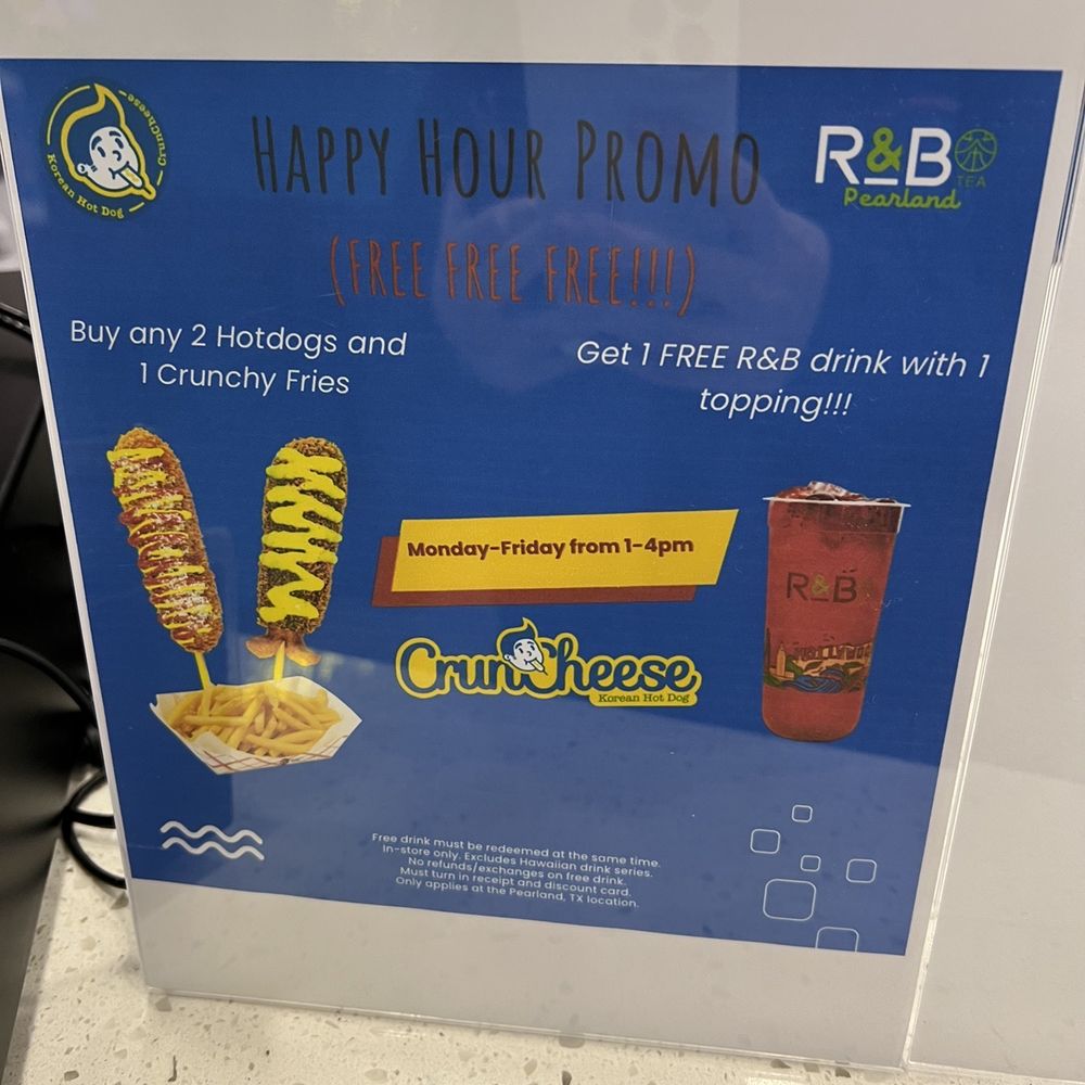 Happy hour promo
