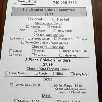 Dutch Pantry and Deli - Menu - Delis Near Me - Westcliffe, Colorado