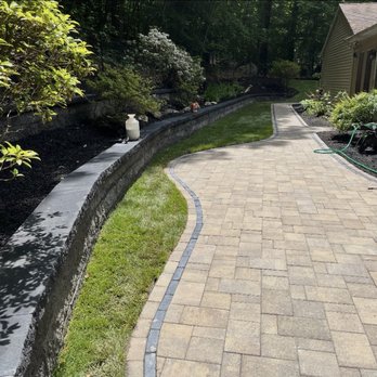 M L Souza Construction - my back yard after completing the project - Excavation Services Near Me - Westborough, Massachusetts