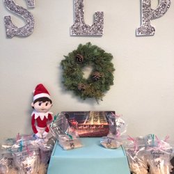 Erin Harty Speech-Language Pathology, PC - Bella the Elf and reindeer food