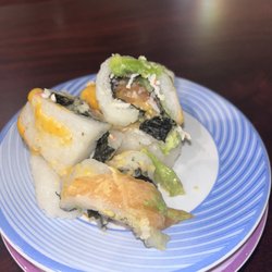Sushiing Japanese Restaurant - Left over El Paso roll and nigiri rice