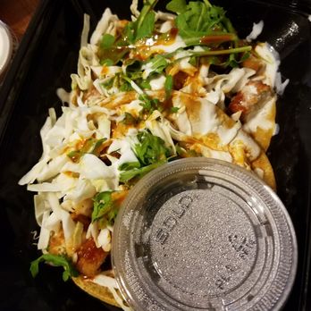 Veggie Grill by Next Level - Korean Tacos. Love the spice on this! - Vegan Near Me - Pasadena, California