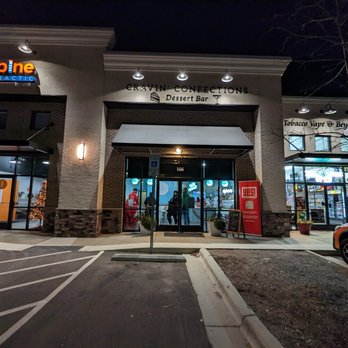 Cravin' Confections Dessert Bar - ntrance at night - Patisserie/Cake Shop Near Me - Wake Forest, North Carolina Cravin' Confections Dessert Bar - ntrance at night - Patisserie/Cake Shop Near Me - Wake Forest, North Carolina