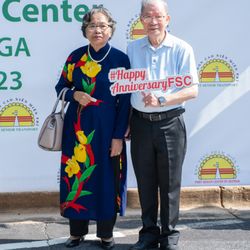 First Senior Center - Happy FSC Members attended First Senior Center Grand Opening Day on 7/15/2023