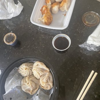 Dumpling House - A40. Chicken and Cabbage Dumplings, A30. Mini Soup Dumplings with Pork - Noodles Near Me - Cambridge, Massachusetts
