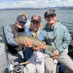 Big fish of the day by Cortney! Thanks Will and trig.