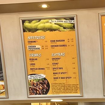 Teriyaki Madness - Menu board above cash registers - Japanese Near Me - Marina, California Teriyaki Madness - Menu board above cash registers - Japanese Near Me - Marina, California