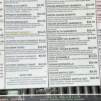 Victory Caffe - Menu - Coffee & Tea Near Me - Van Nuys, California