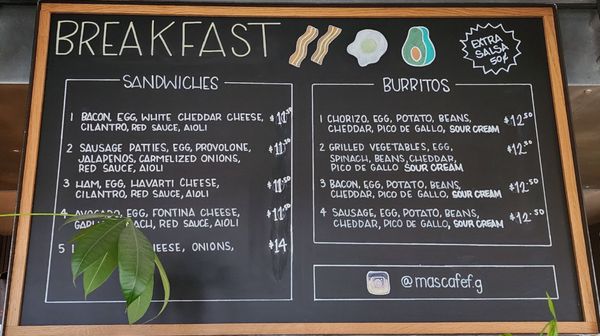 Menu photo 2 Mas Cafe Seattle, WA