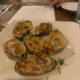 Baked oysters. Baked oysters.