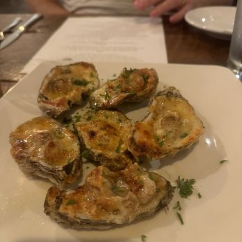 Bistro V - Baked oysters. - New American Near Me - Vestavia Hills, Alabama Bistro V - Baked oysters. - New American Near Me - Vestavia Hills, Alabama