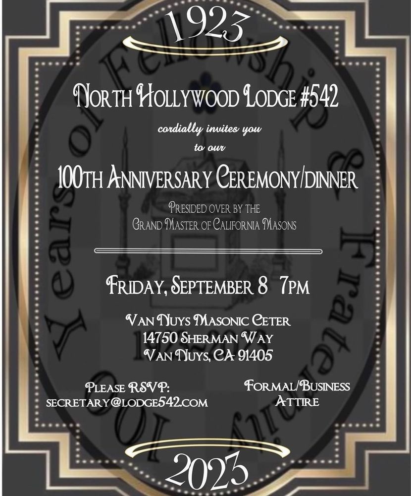 North Hollywoodlodge 542 - veterans service organization in Los Angeles, CA