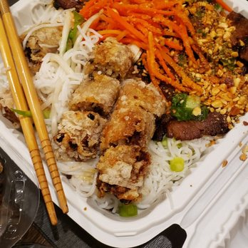 Jasmine Garden - BBQ pork vermicelli with imperial rolls - Vietnamese Near Me - San Francisco, California Jasmine Garden - BBQ pork vermicelli with imperial rolls - Vietnamese Near Me - San Francisco, California