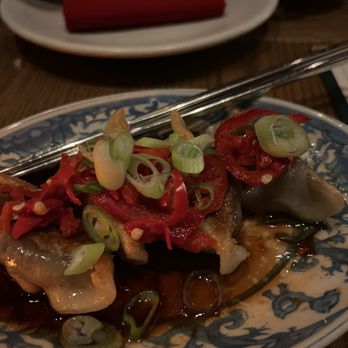 Duck Duck Goat - Jiaozi - beef short rib and bone marrow potstickers - Chinese Near Me - Chicago, Illinois Duck Duck Goat - Jiaozi - beef short rib and bone marrow potstickers - Chinese Near Me - Chicago, Illinois