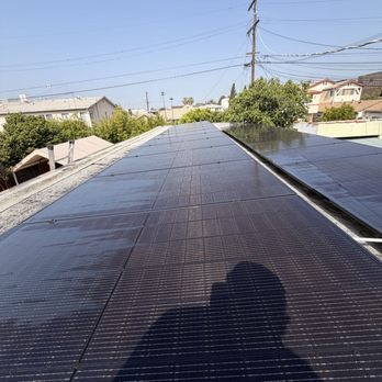 California Solar Shine - AFTER (Clean) - Solar Panel Cleaning Near Me