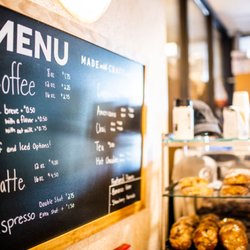 Commonplace Coffee - Menu board