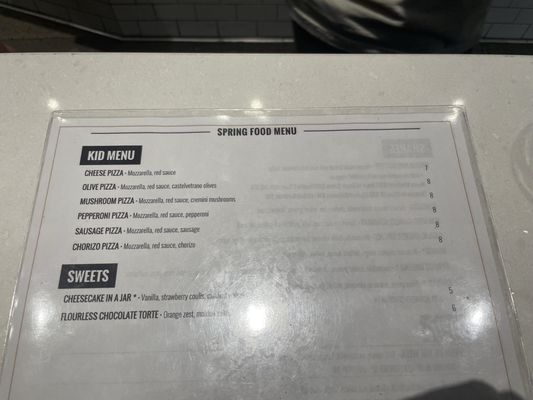 Menu photo 2 Westbound & Down Mill Lafayette, CO