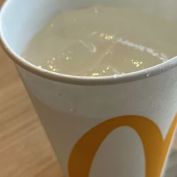 McDonald's - Tap water.