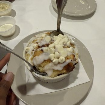 Sno's Seafood & Steak - White chocolate bread pudding - Seafood Near Me - Gonzales, Louisiana Sno's Seafood & Steak - White chocolate bread pudding - Seafood Near Me - Gonzales, Louisiana