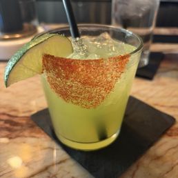 Cucumber jalapeño margarita