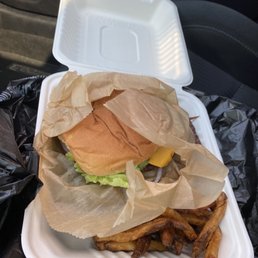 Cheeseburger and fry and I promise you you do not know any different from a regular hamburger this is so good Cheeseburger and fry and I promise you you do not know any different from a regular hamburger this is so good