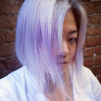Cutting Edge Salon - five weeks fade from Violet color done by Jerry from Cutting Edge Salon in NYC still gorgeous color - Hair Salons Near Me - New York, New York